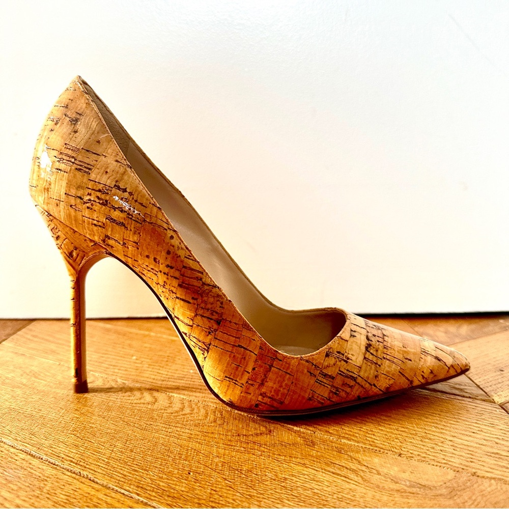 Manolo Blahnik leather stiletto pumps EU 38 US 8